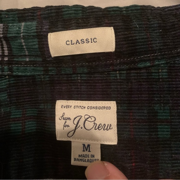 J. Crew corduroy button down shirt medium. - Picture 4 of 6